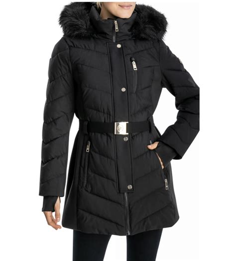 michael kors winter coats|michael kors padded coat women's.